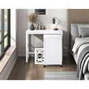  Homelegance Salina 4998WHT 3 pc Pack Desks with Stool Set IMAGE 16