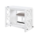  Homelegance Salina 4998WHT 3 pc Pack Desks with Stool Set IMAGE 4