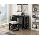 Homelegance Salina 4998BLK 3 pc Pack Desks with Stool Set IMAGE 14