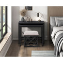  Homelegance Salina 4998BLK 3 pc Pack Desks with Stool Set IMAGE 15
