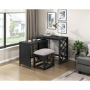  Homelegance Salina 4998BLK 3 pc Pack Desks with Stool Set IMAGE 17