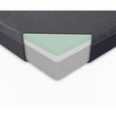  Size_King -- Burnham MT-UNG11EK 11" Eastern King Green Tea Gel-Infused Memory Foam Mattress IMAGE 4
