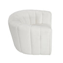  Manufacturer Color_White -- Homelegance Delaney Swivel Fabric Chair with Ottoman IMAGE 7