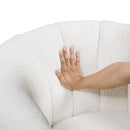  Manufacturer Color_White -- Homelegance Delaney Swivel Fabric Chair with Ottoman IMAGE 9