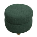  Manufacturer Color_Green -- Delaney 1260GN Swivel Chair with Ottoman IMAGE 11