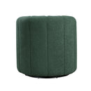  Manufacturer Color_Green -- Delaney 1260GN Swivel Chair with Ottoman IMAGE 8
