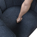  Manufacturer Color_Blue -- Delaney 1260BU Swivel Chair with Ottoman IMAGE 10