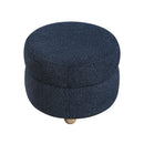  Manufacturer Color_Blue -- Delaney 1260BU Swivel Chair with Ottoman IMAGE 11