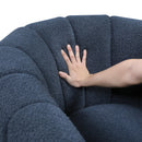  Manufacturer Color_Blue -- Delaney 1260BU Swivel Chair with Ottoman IMAGE 9