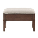  Homelegance Claremore 3500-30 Cocktail Table with two Ottomans IMAGE 6