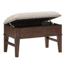  Homelegance Claremore 3500-30 Cocktail Table with two Ottomans IMAGE 8
