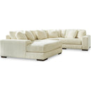 Manufacturer Color_Ivory -- Signature Design by Ashley Lindyn Fabric 4 pc Sectional IMAGE 1