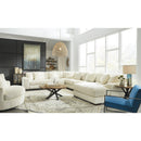  Manufacturer Color_Ivory -- Signature Design by Ashley Lindyn Fabric 6 pc Sectional IMAGE 5