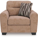  Manufacturer Color_Mocha -- Benchcraft Olten Stationary Fabric Chair IMAGE 2