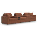  Manufacturer Color_Spice -- Signature Design by Ashley Modmax Fabric 5 pc Sectional IMAGE 1