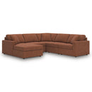  Manufacturer Color_Spice -- Signature Design by Ashley Modmax Fabric 5 pc Sectional IMAGE 1