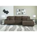  Manufacturer Color_Chocolate -- Signature Design by Ashley Top Tier Reclining Fabric Sofa IMAGE 3