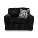  Manufacturer Color_Onyx -- Signature Design by Ashley Midnight Madness Stationary Fabric Chair IMAGE 2