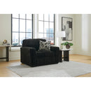  Manufacturer Color_Onyx -- Signature Design by Ashley Midnight Madness Stationary Fabric Chair IMAGE 4