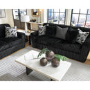  Manufacturer Color_Onyx -- Signature Design by Ashley Midnight Madness Stationary Fabric Sofa IMAGE 9