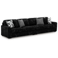  Manufacturer Color_Onyx -- Signature Design by Ashley Midnight Madness Fabric 2 pc Sectional IMAGE 1