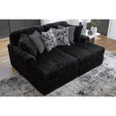  Manufacturer Color_Onyx -- Signature Design by Ashley Midnight Madness Fabric Chaise IMAGE 4
