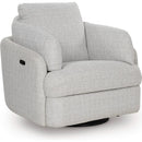  Manufacturer Color_Stone --  Alainmont Next-Gen Nuvella A3000739 Swivel Power Recliner IMAGE 1