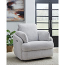  Manufacturer Color_Stone --  Alainmont Next-Gen Nuvella A3000739 Swivel Power Recliner IMAGE 7