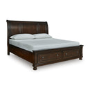  Size_King -- Porter B697B45 King Sleigh Storage Bed IMAGE 1