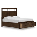  Size_California King -- Taffenbrook B849B5 California King Panel Storage Bed IMAGE 2