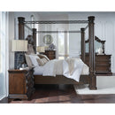  Size_California King -- Maylee B947B11 California King Canopy Bed IMAGE 11
