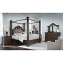  Size_California King  --  Maylee B947B11 California King Canopy Bed IMAGE 13