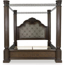  Size_California King  --  Maylee B947B11 California King Canopy Bed IMAGE 2