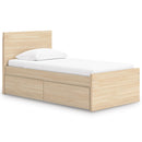  Size_Twin -- Signature Design by Ashley Onita Platform Bed with Storage IMAGE 1