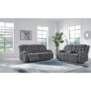  Manufacturer Color_Steel -- Signature Design by Ashley Observation Power Rocker Fabric Recliner IMAGE 7