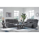  Manufacturer Color_Steel -- Signature Design by Ashley Observation Power Rocker Fabric Recliner IMAGE 8