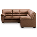  Manufacturer Color_Caramel -- Signature Design by Ashley WillowBend Leather Look 2 pc Sectional IMAGE 2
