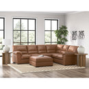  Manufacturer Color_Caramel -- Signature Design by Ashley WillowBend Leather Look 3 pc Sectional IMAGE 4