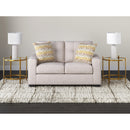  Manufacturer Color_Stone -- Signature Design by Ashley Larimer Stationary Fabric Loveseat IMAGE 5