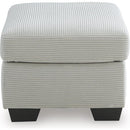  Manufacturer Color_Smoke -- Signature Design by Ashley Greenbriar Fabric Ottoman IMAGE 3
