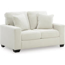  Manufacturer Color_Ivory -- Signature Design by Ashley Greenbriar Stationary Fabric Loveseat IMAGE 1