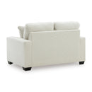  Manufacturer Color_Ivory -- Signature Design by Ashley Greenbriar Stationary Fabric Loveseat IMAGE 3