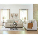  Manufacturer Color_Ivory -- Signature Design by Ashley Greenbriar Stationary Fabric Loveseat IMAGE 6