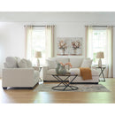  Manufacturer Color_Ivory -- Signature Design by Ashley Greenbriar Stationary Fabric Loveseat IMAGE 7