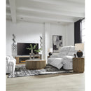  Manufacturer Color_Alloy -- Signature Design by Ashley Falls Power Reclining Fabric Loveseat with Console IMAGE 12