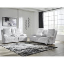  Manufacturer Color_Alloy -- Signature Design by Ashley Falls Power Reclining Fabric Loveseat with Console IMAGE 19