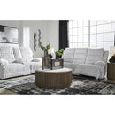  Manufacturer Color_Alloy -- Signature Design by Ashley Falls Power Reclining Fabric Loveseat with Console IMAGE 9
