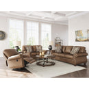  Manufacturer Color_Earth -- Signature Design by Ashley Chasemore Stationary Leather Look Sofa IMAGE 13