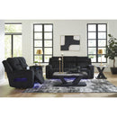  Manufacturer Color_Black -- Signature Design by Ashley Forest Lake Power Reclining Fabric Sofa IMAGE 16