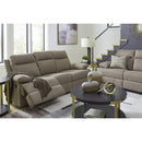  Manufacturer Color_Mocha -- Signature Design by Ashley Side Swipe Reclining Fabric Loveseat IMAGE 12